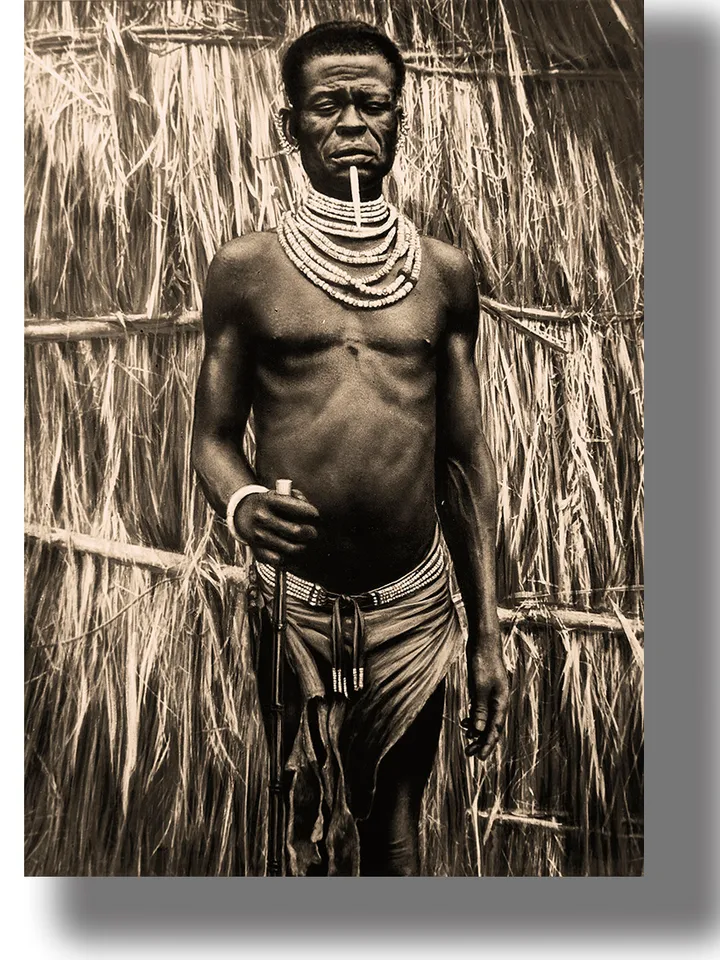 East African witch doctor.