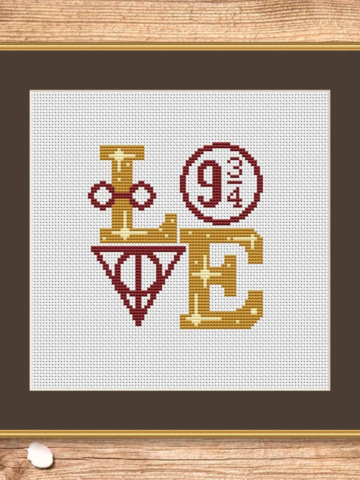 Magic Love Cross Stitch Pattern, Love Cross Stitch Pattern, Embroidery Magic Love, Love xStitch, Home Pattern, Love Pattern #vl008