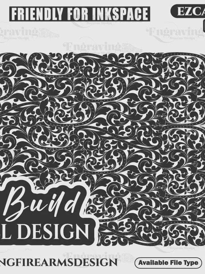Seamless Scroll Pattern Svg,lasercut,laserengraving,fiberlaser,engravingfiles,laserpattern,engravingdesign,engravingpattern