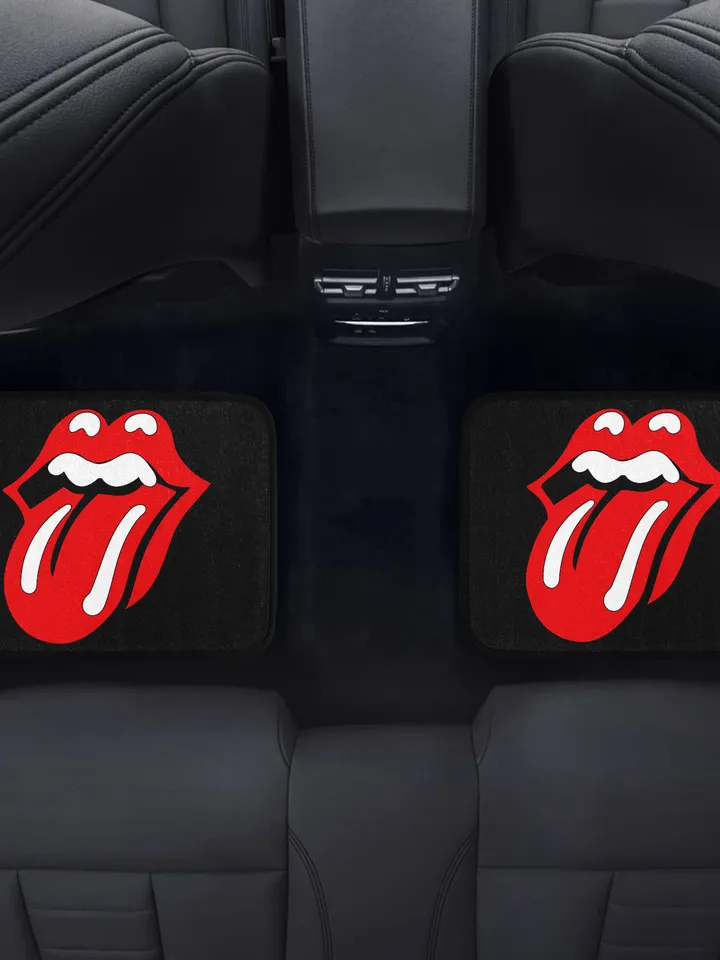Rolling Stones Back Car Floor Mats Set of 2