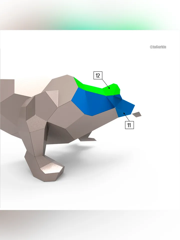 Welding Project Plans Drawings Panther (DXF, PDF)