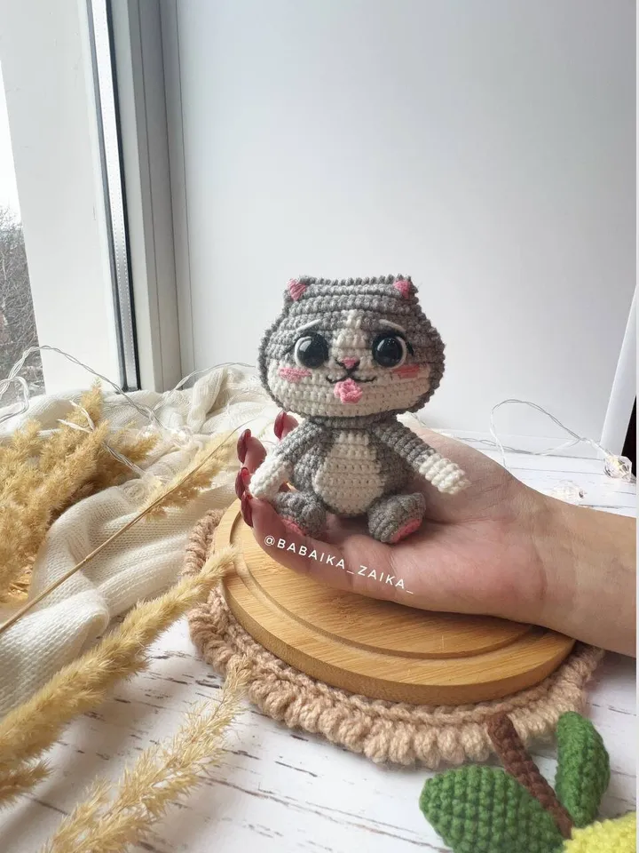 PDF Crochet Pattern Avocado Cat, Amigurumi AvoCato pattern, Cute cat, Animal pattern, Amigurumi animal, Crochet animal, Crochet Avocado