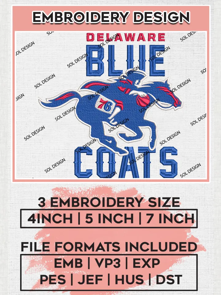 NBA Delaware Blue Coats Basketball Team Word Mascot Logo Wordmark Embroidery Designs, NBA G League Team Embroidery Files, Basketball Machine Embroidery Designs, NBA Delaware Blue Coats Team Logo, Sport Machine Embroidery Design, Digital Download