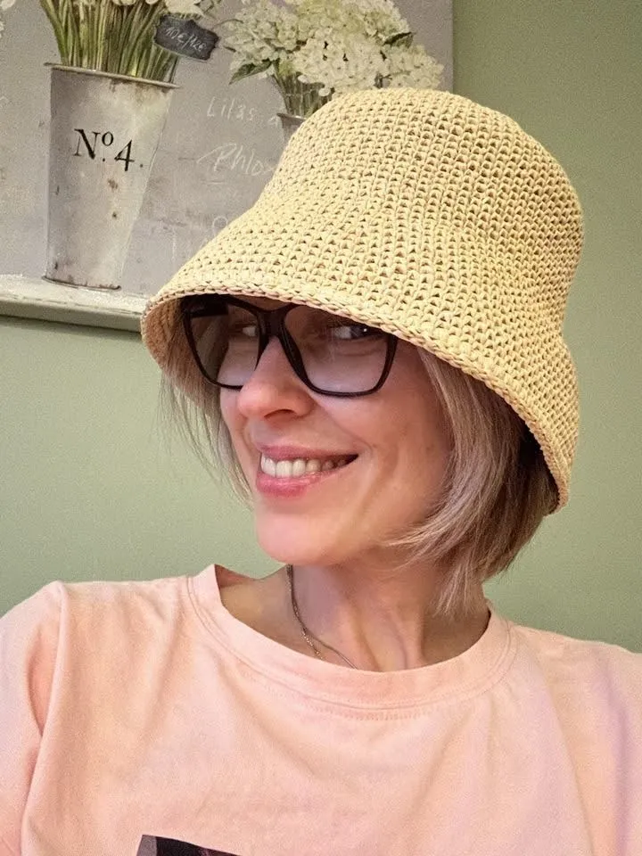 Sun basket hat So light and comfortable to wear!