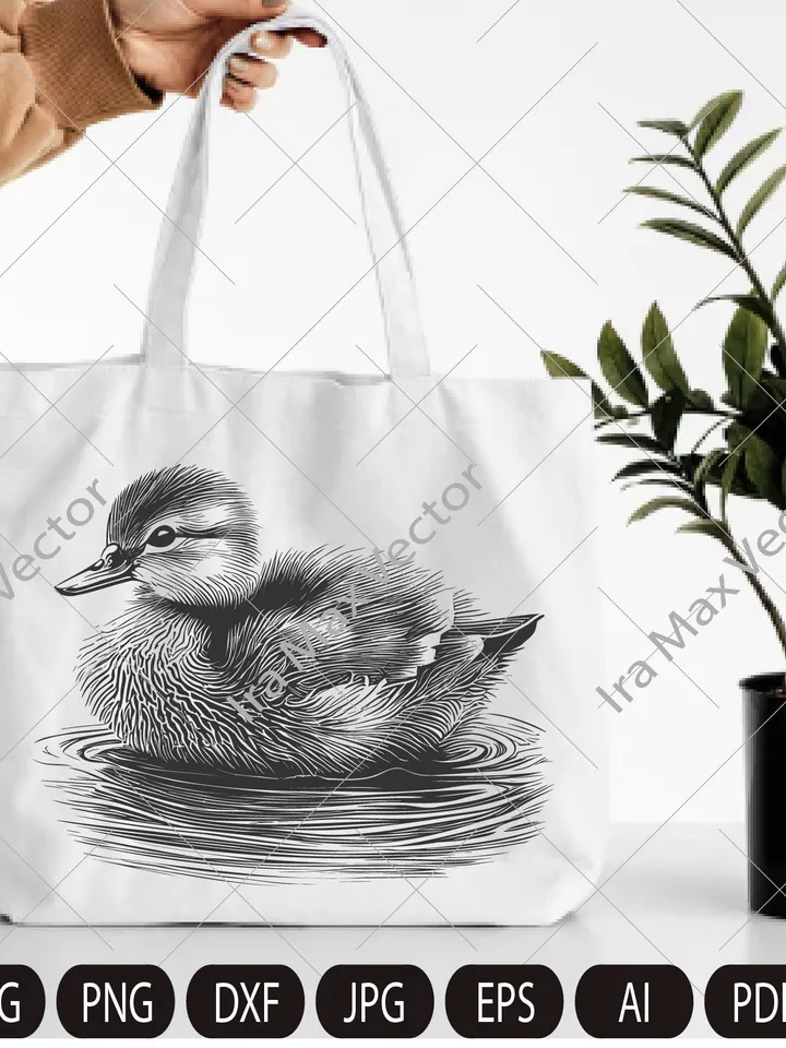 Baby Duck svg, Duckling svg, Duckling Instant Download, Duckling Cut Files, Duck Print File, Duck Sublimation File, Duck Silhouette