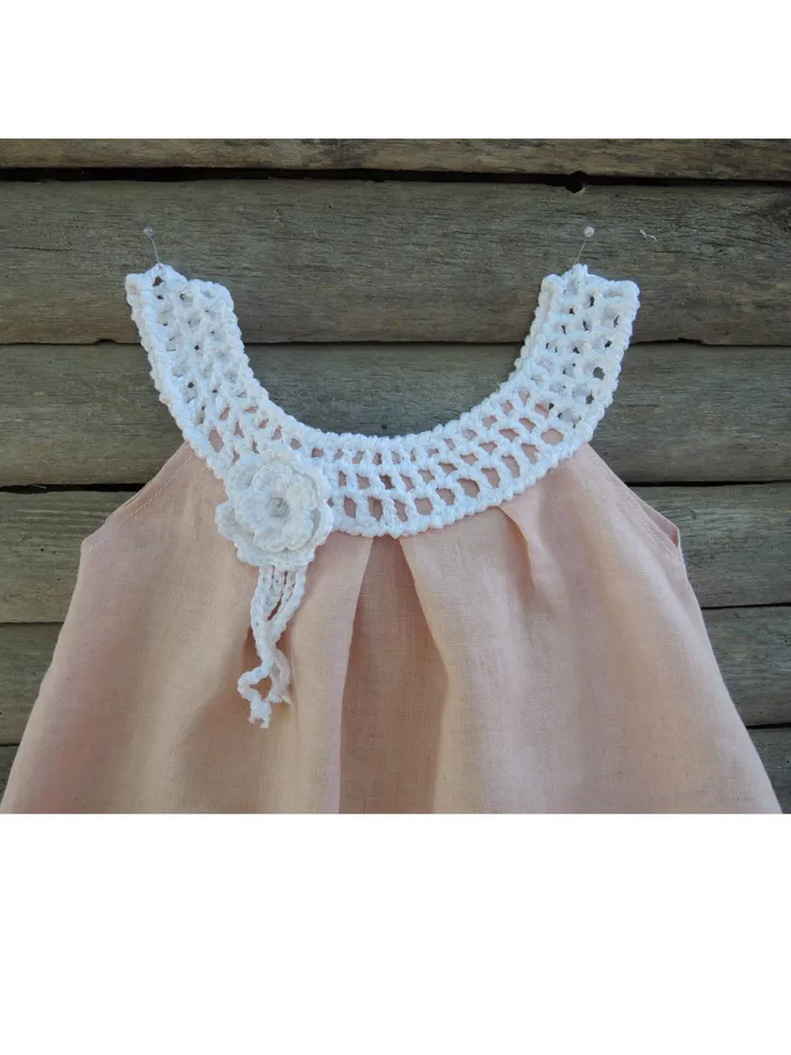 Pinc baby dress, toddler pink dress, girl cotton dress, Newborn dress, one months, preemie dress, Princess Party dress