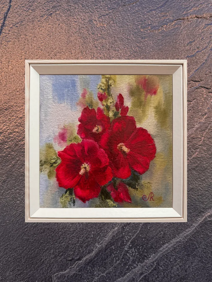 Flowers Original Painting Floral Oil Wall Art