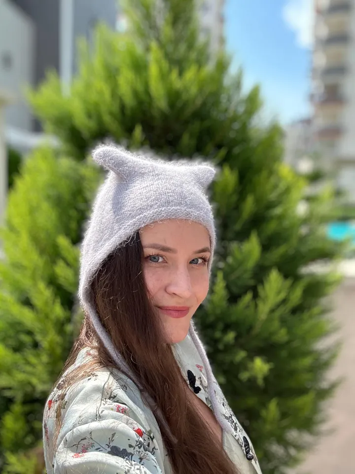 Kitty Hat Knitting Pattern PDF: Adorable Cat-Ear Hat – Easy Beginner Tutorial, DIY Knit Beanie, Animal Ears, Instant Digital Download