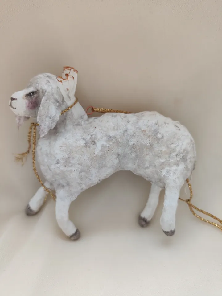 Set of Christmas ornaments.Sheep