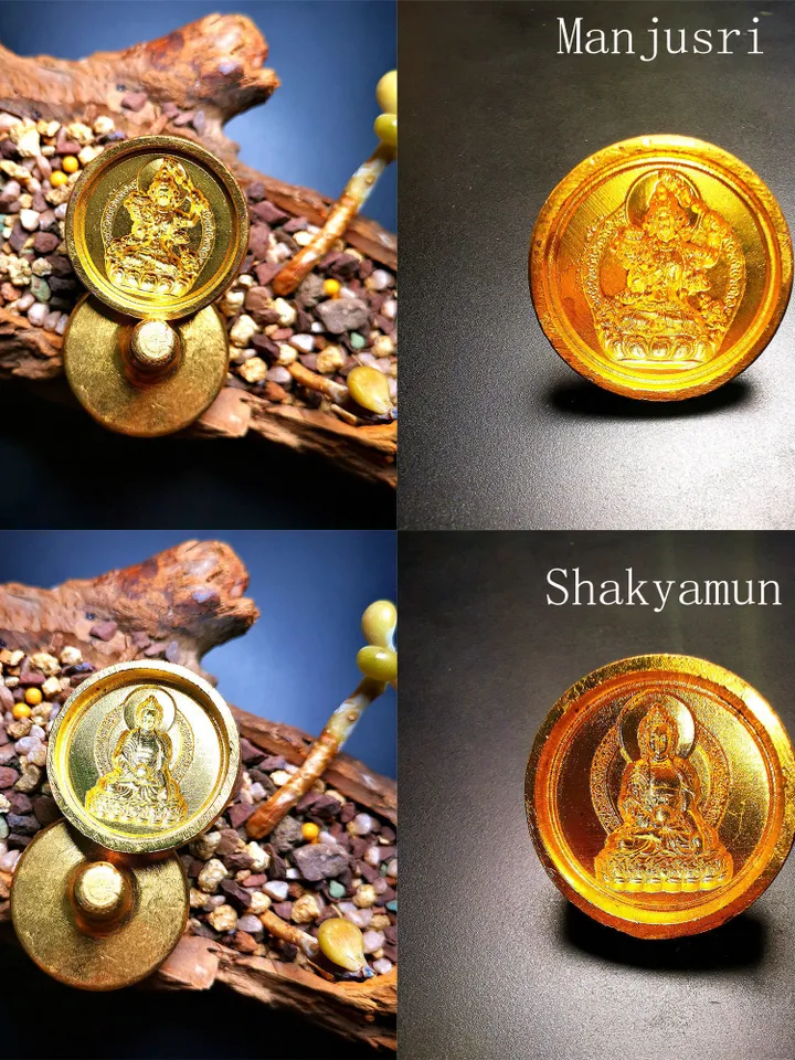Gandhanra Tibetan Buddha Statue Tsa Tsa Mold,Copper Mould For Making Clay Buddha Statue, DIY Tsha Tsha Statue