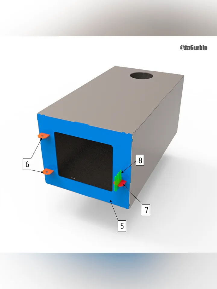 Welding Project Plans Drawings Stove 3 (DXF, PDF)