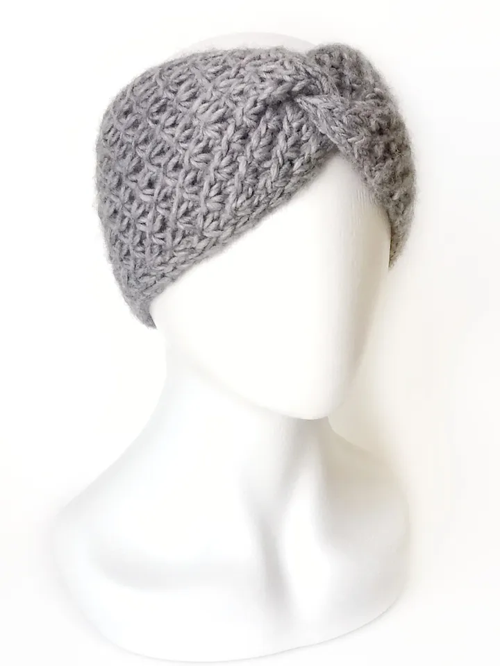 Stay Warm In Style With Our Hand-Knitted Merino and Alpaca Women's Headband - Soft, Cozy, Stylish Ear Warmer. Shop Now! FREE SHIPPING!