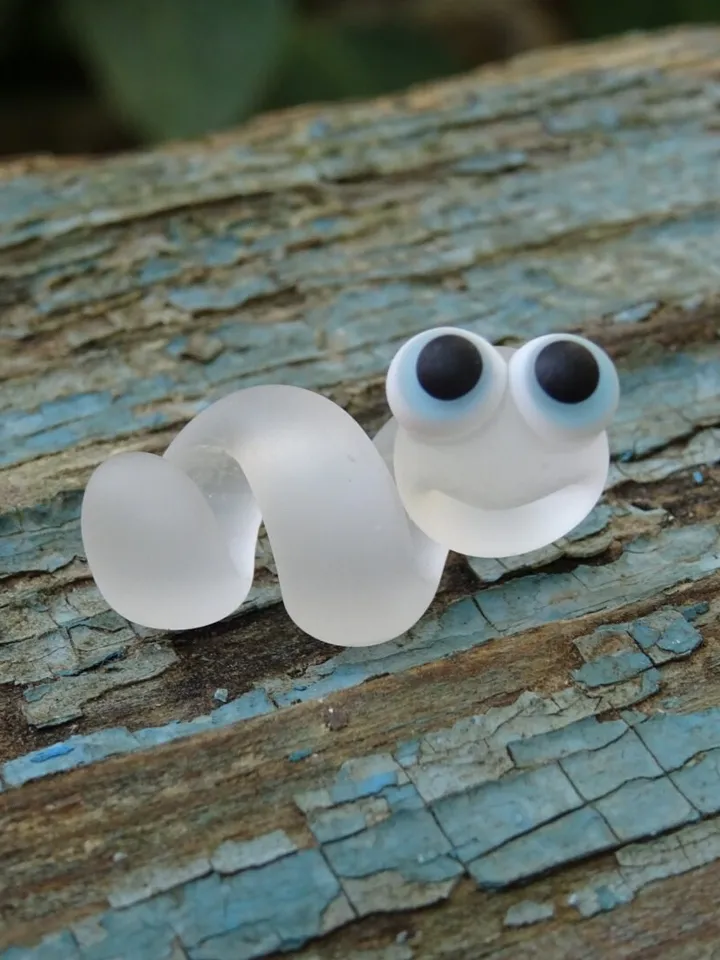 Snake beads Glass snake dread beads Large hole beads European beads European bracelet Snake Charm beads snake lampwork beads big hole bead