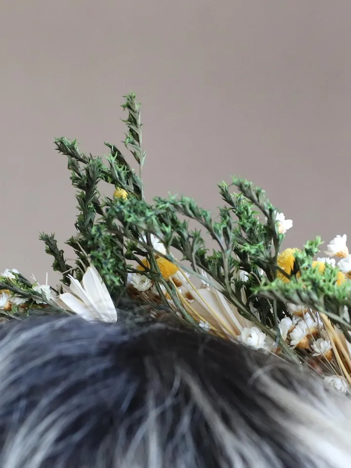 green flower crown,flower hair headpiece,daily hair accessories, combination product,Bridal hair crown, gift jewelry