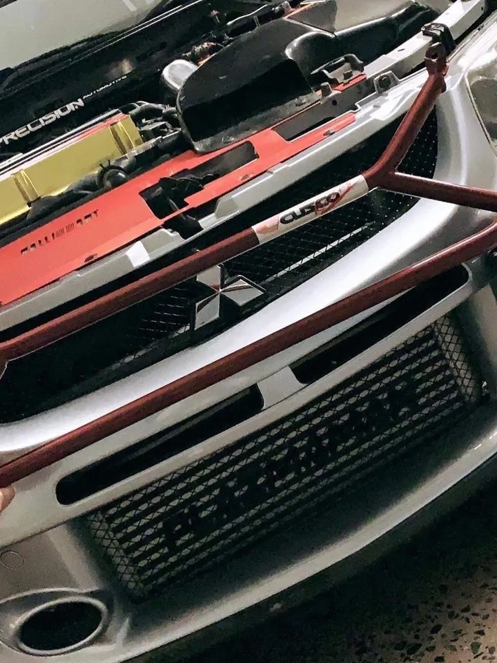 RTP Power Brace Front Member CT9A EVO 7 / 8 / 9 - Lancer Evolution Cusco style