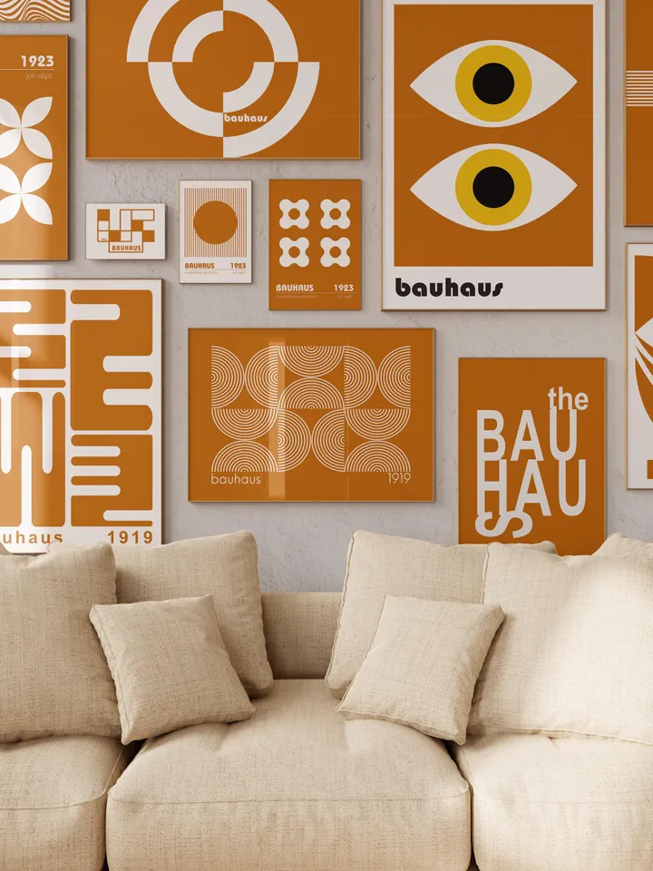 2000+ Bauhaus Wall Art Poster Bundle Bauhaus Art Collection Modernist Geometric Prints Mid Century Decor Digital Download Exhibition Prints