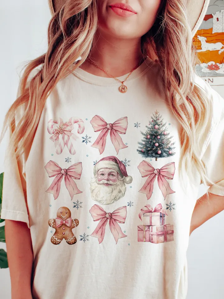 Coquette Christmas png, Coquette Bow Png, Pink Christmas sublimation, Trending png, Retro Holidays png, Holiday vibes png, Girly Christmas