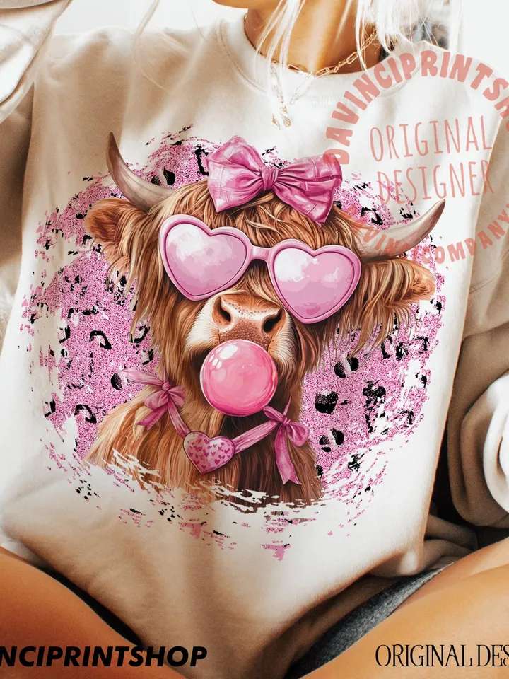 Valentines Highland Cow Png, Valentines Coquette, Valentines Png, Valentines Day Png Design, Love Png, Western Valentine, Pink Valentine png