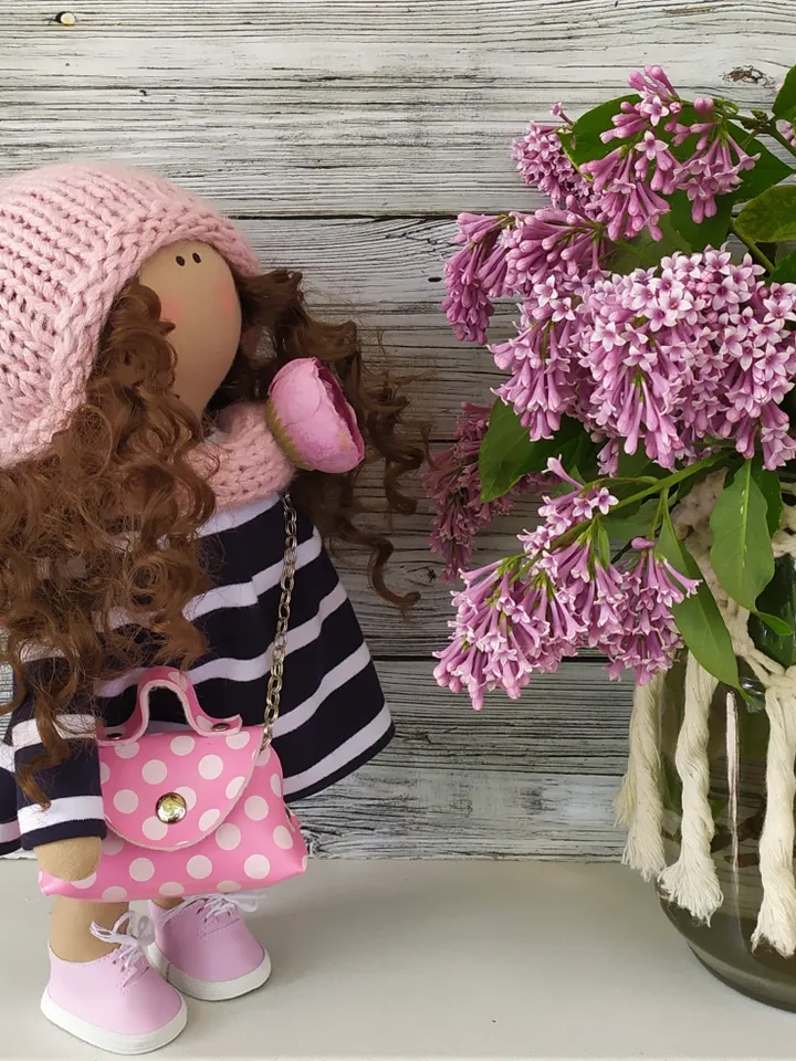 Textile interior doll/ Tilda doll/ Home decor
