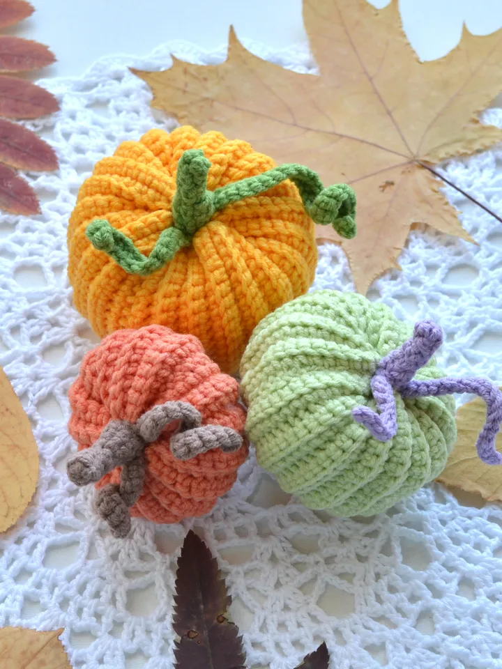 Pumpkin crochet pattern, Halloween Crochet Pattern