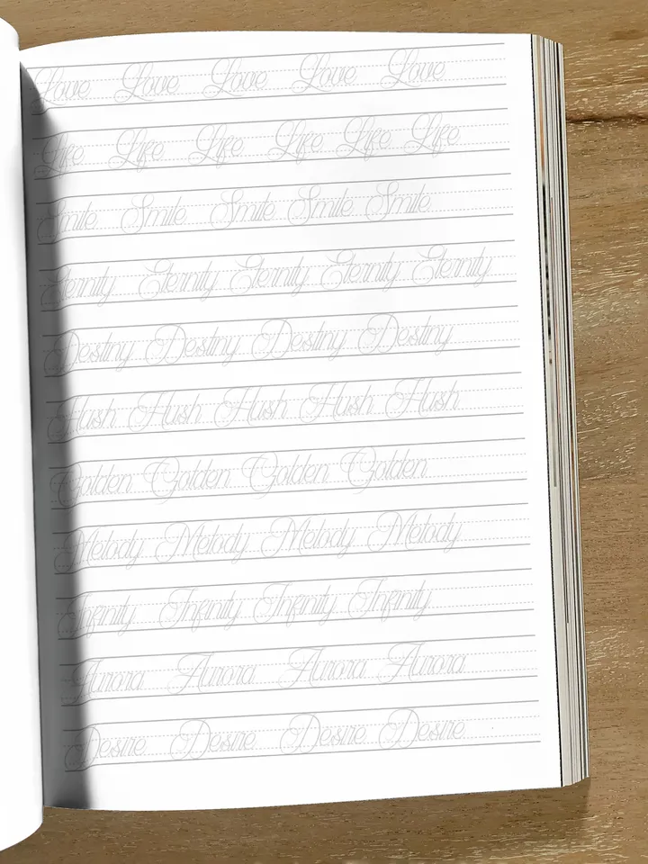 Handwriting, Calligraphy Practice Templates, Improve Handlettering