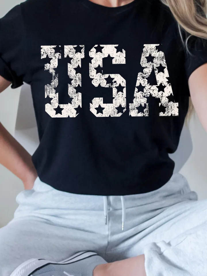 Distressed USA Svg Png Cut File for Cricut, Grunge Patriotic Shirt Designs, 4th Of July Svg, God Bless America Svg Silhouette Eps Dxf Pdf