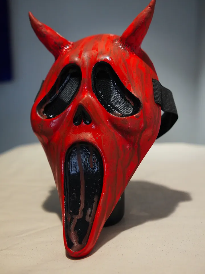 Killer Devil with Horns Mask Dead by daylight mask wearable halloween costume cosplay survival horror game Killer mask