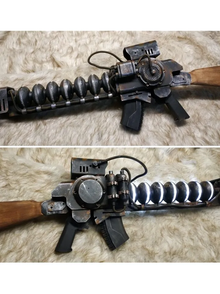 Back to listings Fallout cosplay - Gauss rifle - Fallout 2 - inspired - brother