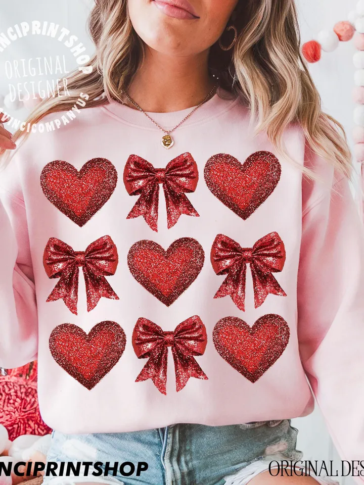 Coquette Glitter Valentine Heart Png, Valentine Png, Girls Valentine Png, Valentine Heart Png, Valentine Coquette Png, Glitter Hearts png