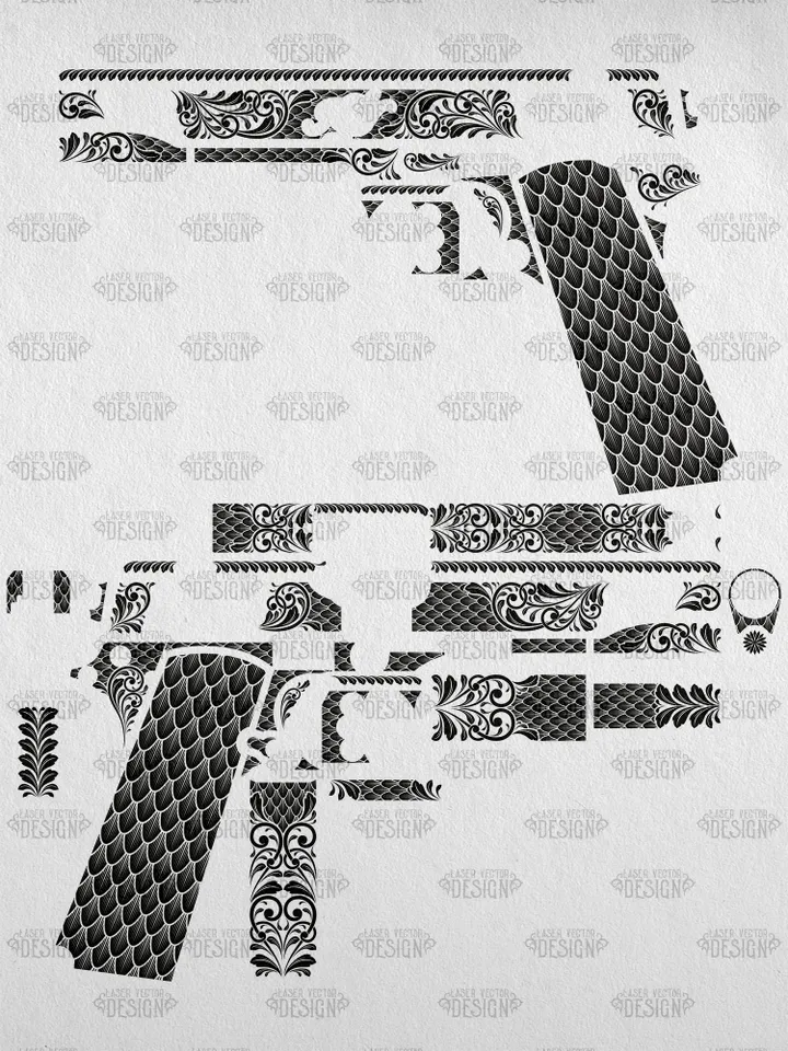VECTOR DESIGN Kimber Сustom ll Scrolls and scale