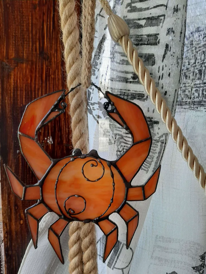Cancer zodiac sign/ Digital Download / Stained Glass Pattern / PDF file / DIY