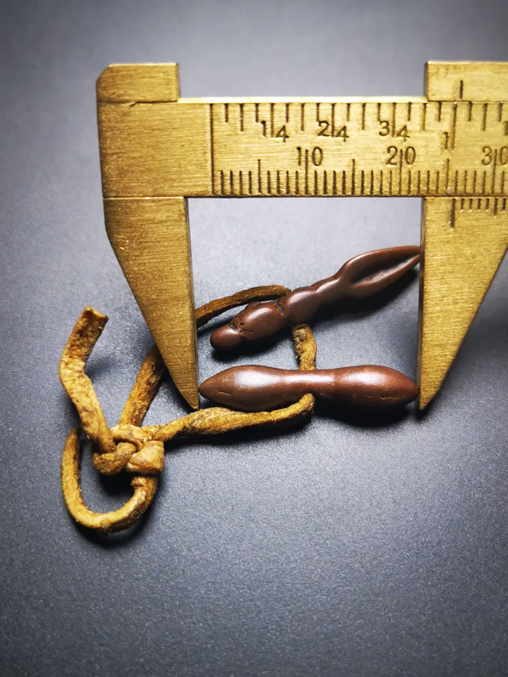 Gandhanra Antique Tibetan Amulet,Mini Vajra and Kila(Dorje Phurba), Mala Prayer Beads,Trantic Buddhism Dharma, 50 Years Old.