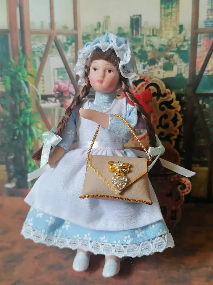Doll bag. Handmade.1:12 scale.