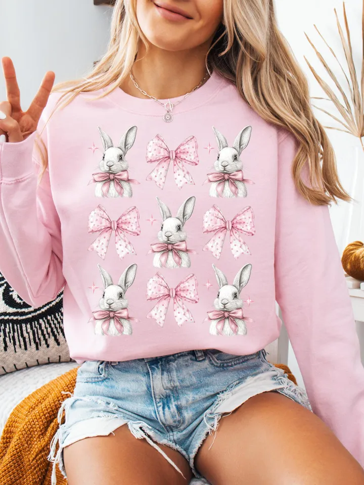 Coquette Bunny png,Easter Png,Easter Vibes Png,Easter Bunny Png,Easter Shirt Design,Happy Easter Png,Easter Sublimation Design
