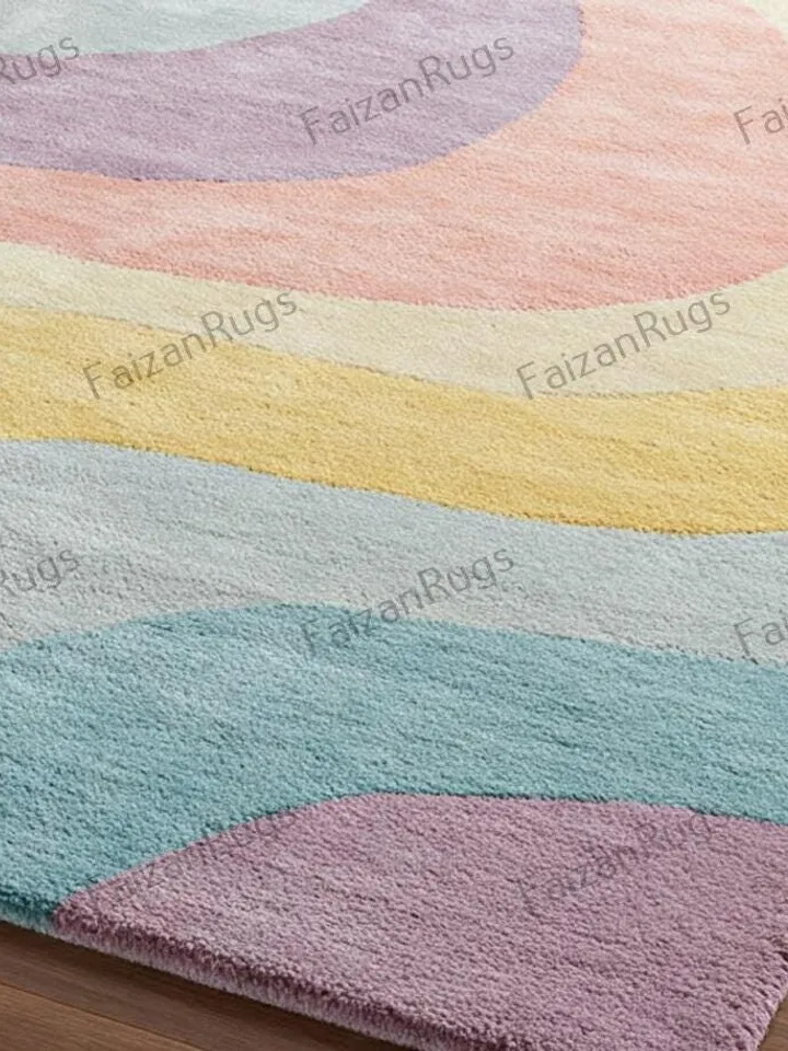 Buy multi color rug, kids rug, area rug, Rainbow, living room, Dining decor, Bedroom rug, 9x12,10x14,6x9, rugs for kids room, colorful rug