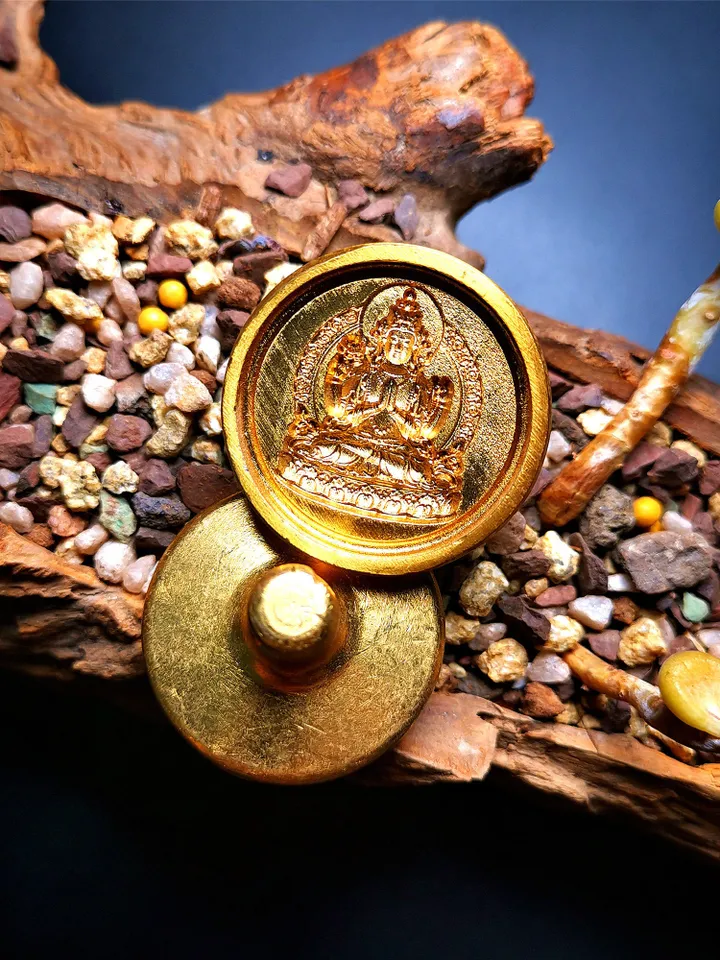 Gandhanra Tibetan Buddha Statue Tsa Tsa Mold,Copper Mould For Making Clay Buddha Statue, DIY Tsha Tsha Statue