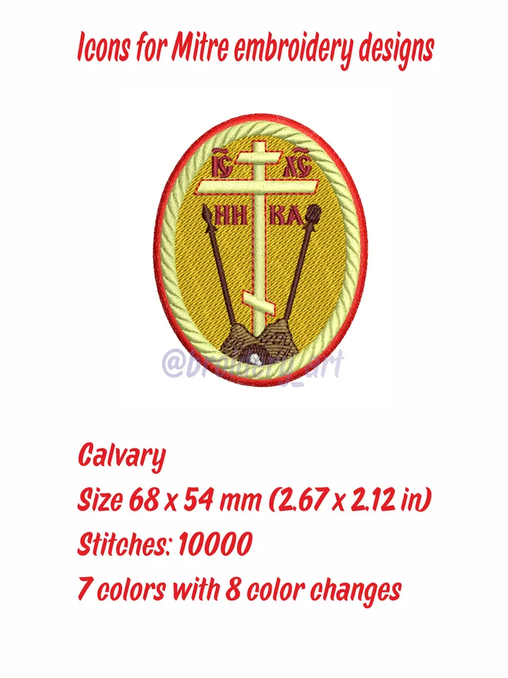 Icons for Mitre embroidery designs