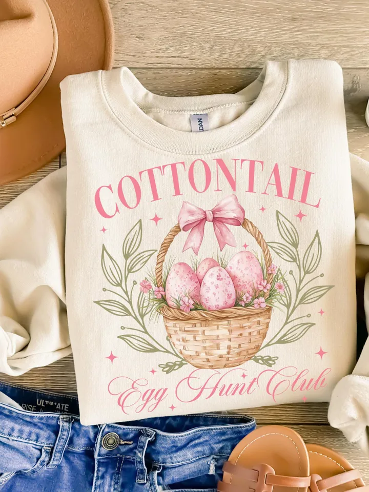 Easter Egg Hunt Club PNG Sublimation File, Pastel Png, Trendy Aesthetic Shirt Design, Watercolor Png, Easter Eggs Basket