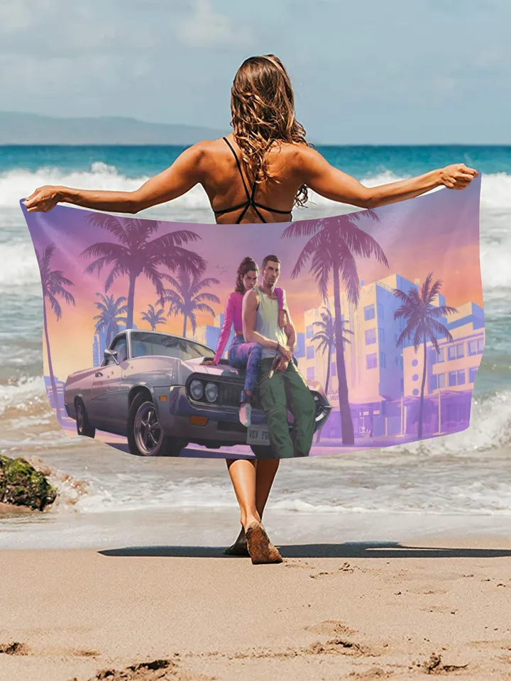 Grand Theft Auto 6 Beach Towel