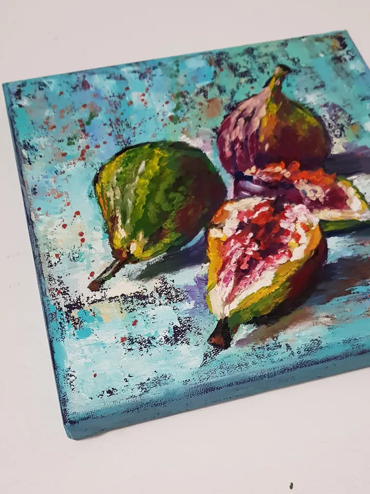 Figs fruits oil painting
