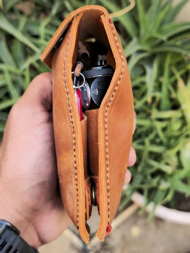 Leather knife bag pattern PDF | Multitool, flashlight holster | Sheath | tactical pen, organizer | Tutorial | Multitool Sheath Bag Purse