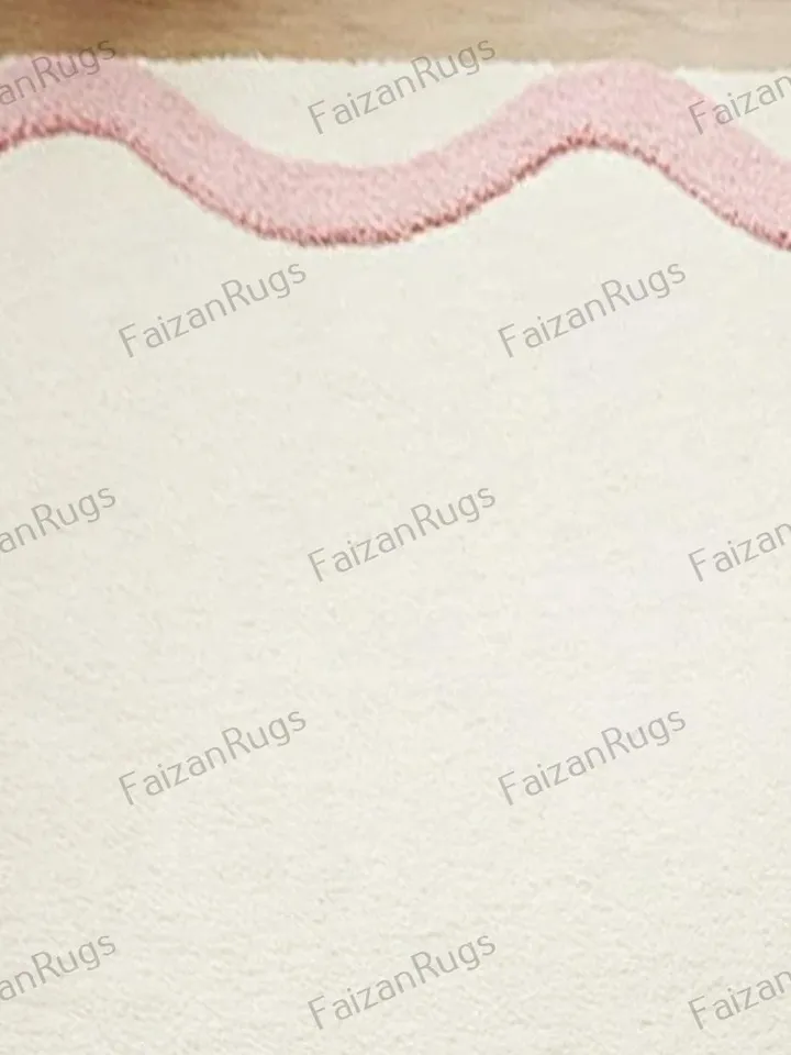 pink rug, Soft rug, aesthetic kids rug, area rug, Home Décor, living room, Dining decor, Bedroom rug, 9x12,10x14,6x9, bold pink, Irregular.