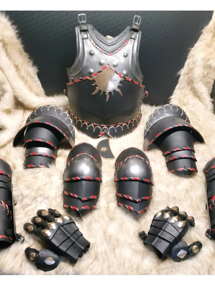 Witcher cosplay costume larp armor Nilfgaardian armor medieval armor wild hunt