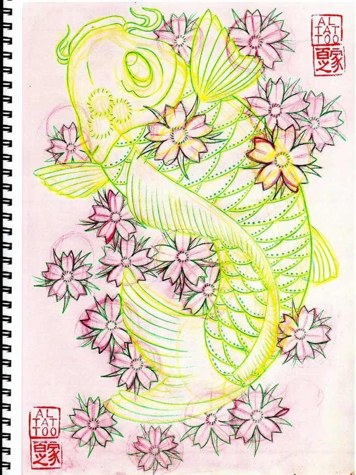 Al Pachanka Koi Sketchbook