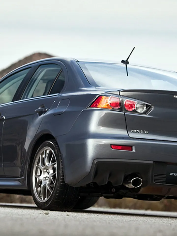 Diffuser for rear bumper Mitsubishi Lancer X Evolution 07-15