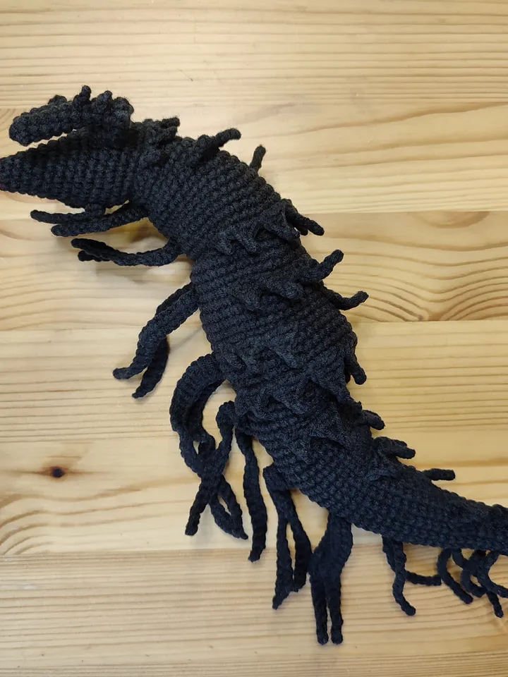 Crochet Pattern Krill Dark Dragon Sky Children of the light PDF