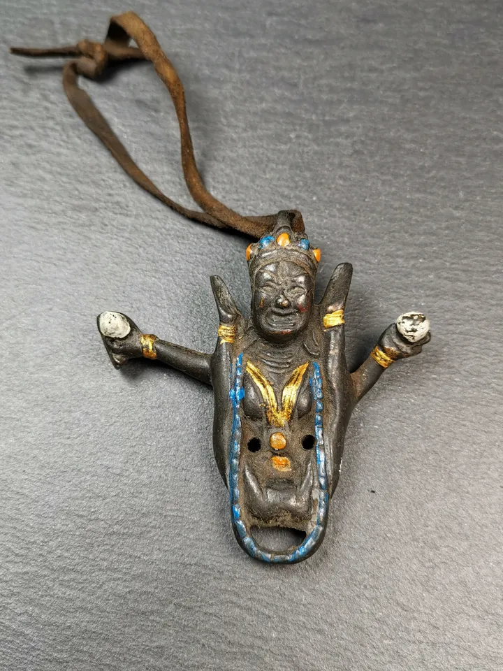 Gandhanra Acient Tibetan Buddhist Statue,Sukhasiddhi Dakini,Shangpakagyu White  Dakini Khechari,Kachod Karmo,Tantric Female Buddha,2.8&quot;