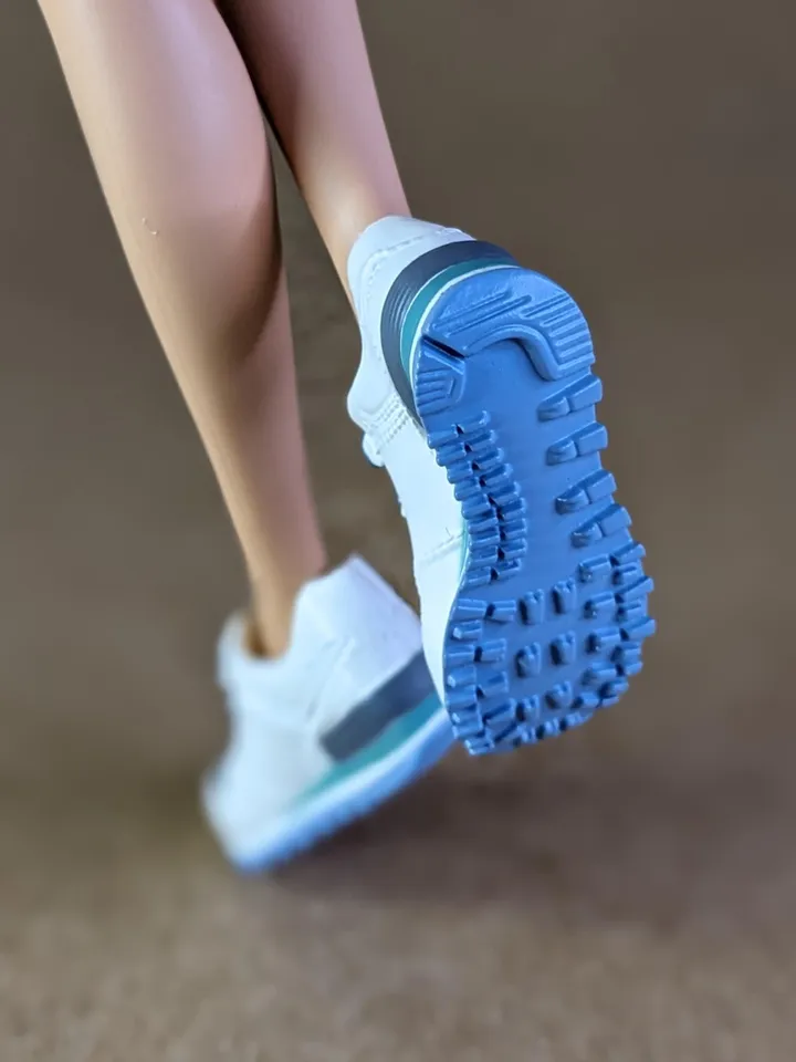 White & Green, Gray sneakers for 11 inch female dolls (MH g1, g2 or EAH)