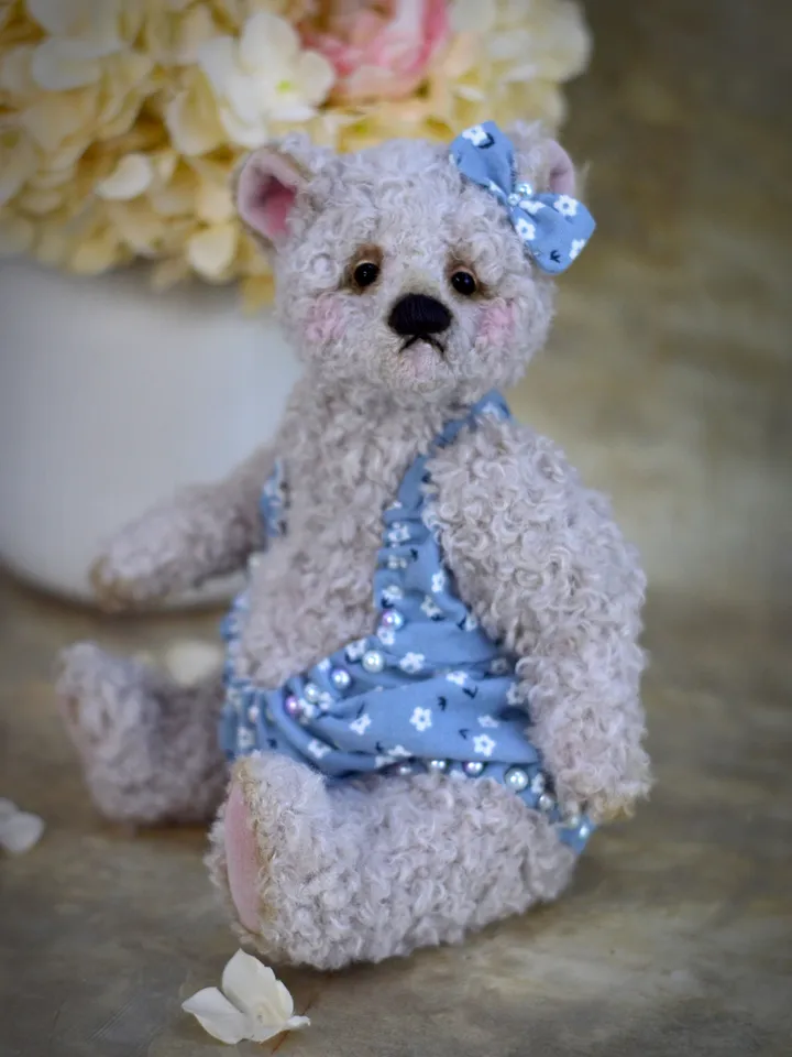 Teddy bear Lenusya, a soft toy