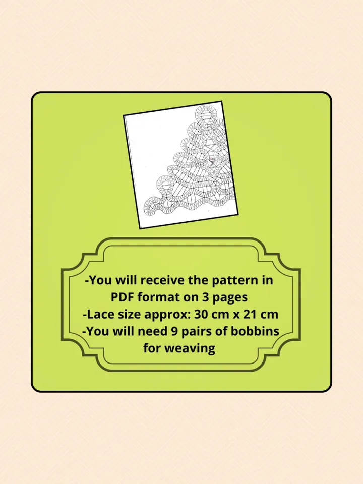 5 Patterns Lace Bobbins. Lace style.